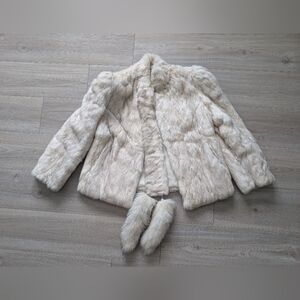 Women's Dyed Rabbit Fur Coat